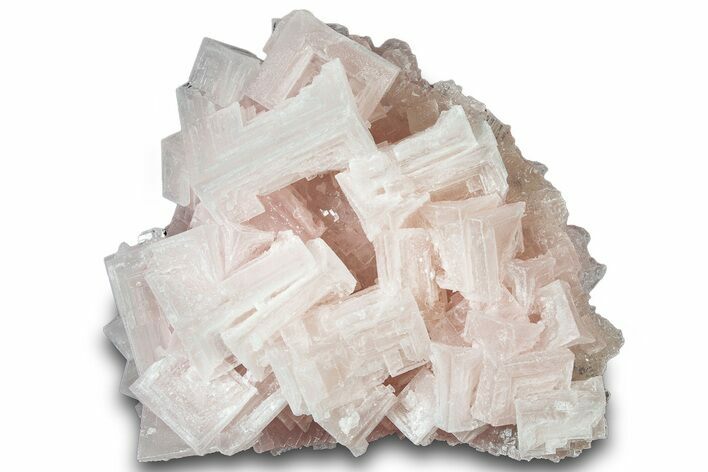 Pink Halite Crystal Cluster - Trona, California #314138